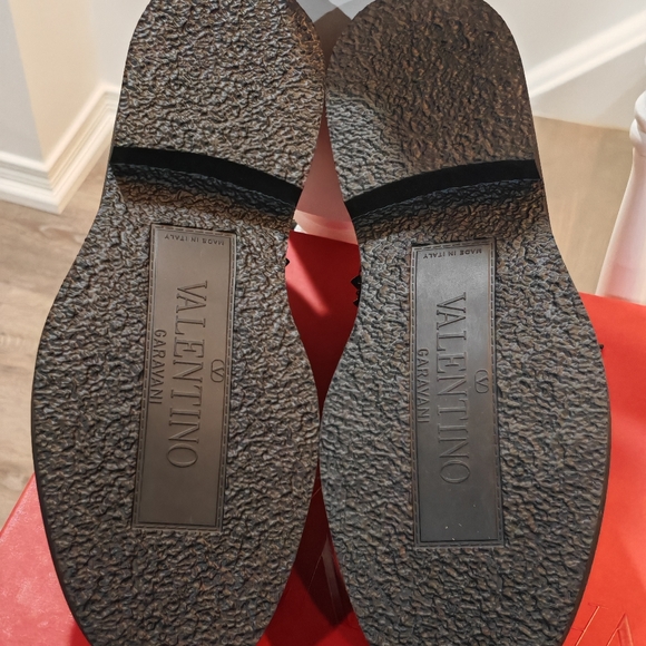 VALENTINO GARAVANI Gentleglam Studded Leather Derby Shoes - Picture 7 of 8